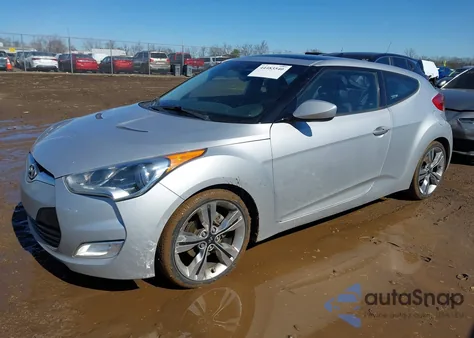 2012 Hyundai Veloster Base W/Black из США, поврежденный, VIN KMHTC6AD7CU031733